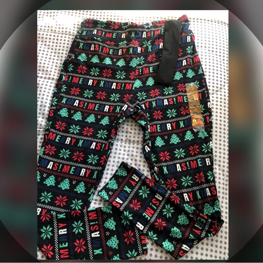 Leggings with Christmas designs new bran